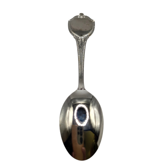 Alabama Souvenir Collectors Demitasse Spoon Enamel Crest Made In USA Boxed - Picture 3 of 7